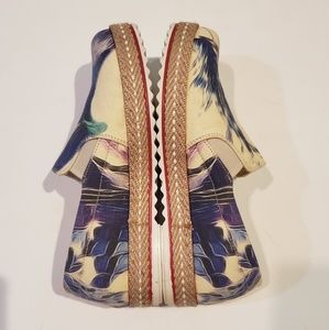 GOBY Peacock Slip on Sneakers Shoes 